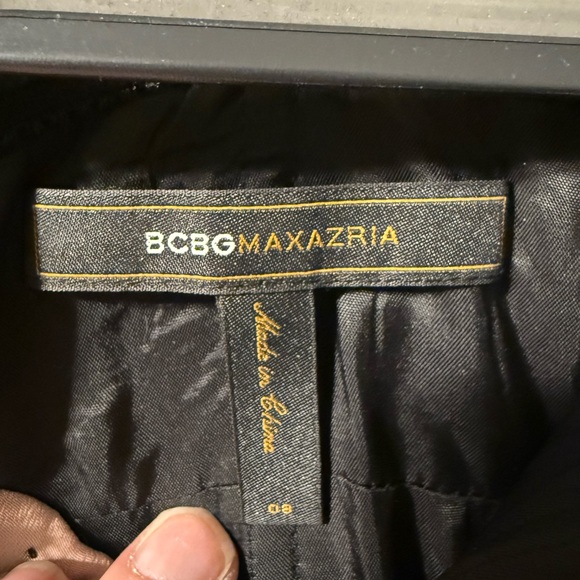 Sexy Black Lace BCBG Strapless Dress - Picture 2 of 3